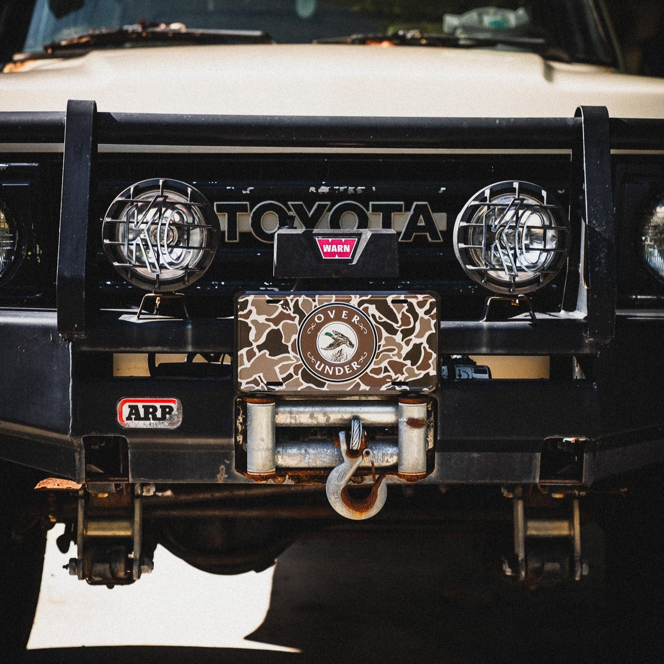 Old School Mallard Shoot License Plate