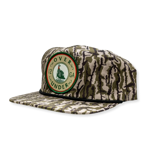 Bark Camo Rope Hat Turkey Shoot
