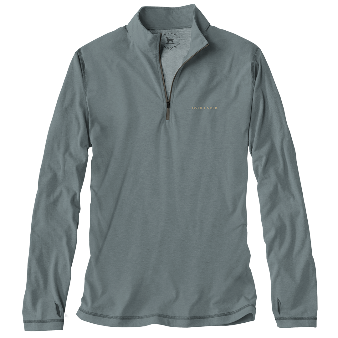 DriRelease 1/4 Zip Pullover Blue Smoke