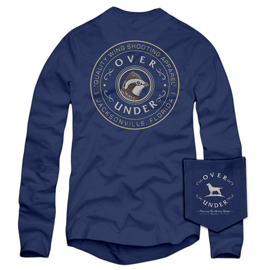 L/S Quality Wingshooting T-Shirt Navy