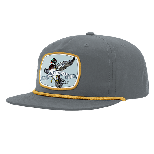 Red Eye Flight Rope Hat Gunsmoke