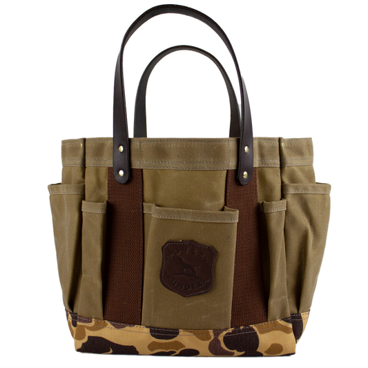 Waxed Rigger's Tote Field Tan/Camo